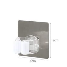 Load image into Gallery viewer, Self-adhesive multi-purpose hooks for wall mop organiser