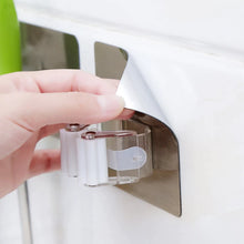 Load image into Gallery viewer, Self-adhesive multi-purpose hooks for wall mop organiser