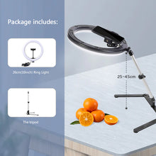 Load image into Gallery viewer, 26CM Lighting Phone Ringlight Tripod
