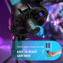 Load image into Gallery viewer, USB Microphone for Gaming Streaming with Pop Filter
