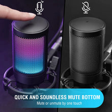 Load image into Gallery viewer, USB Microphone for Gaming Streaming with Pop Filter
