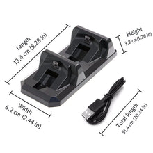Load image into Gallery viewer, USB dual charge dock for PS4
