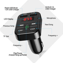 Load image into Gallery viewer, Car Bluetooth 5.0 FM Wireless Transmitter - Joumex
